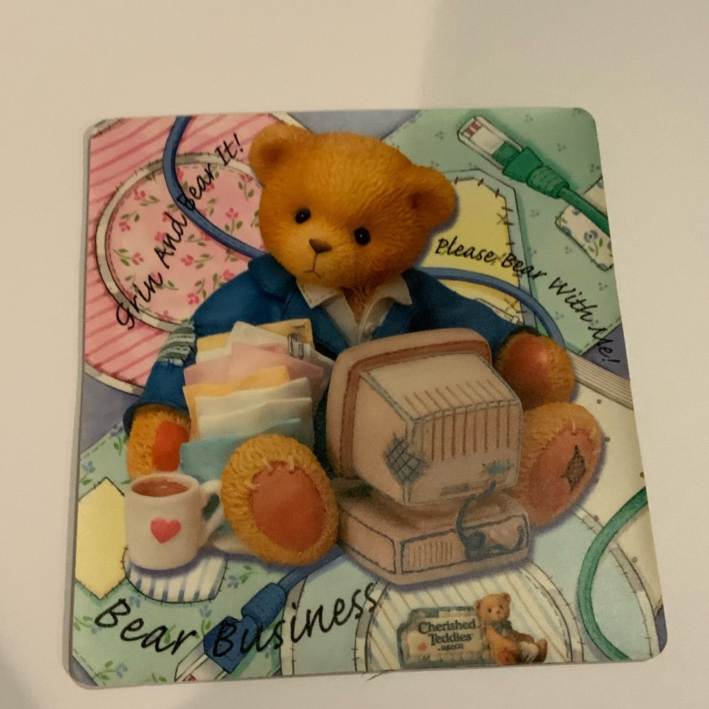 Mouse Pad Bear Cherished Teddies Computer